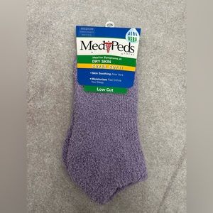 Medi Peds Aloe Vera Super Soft Low Cut Socks NWT